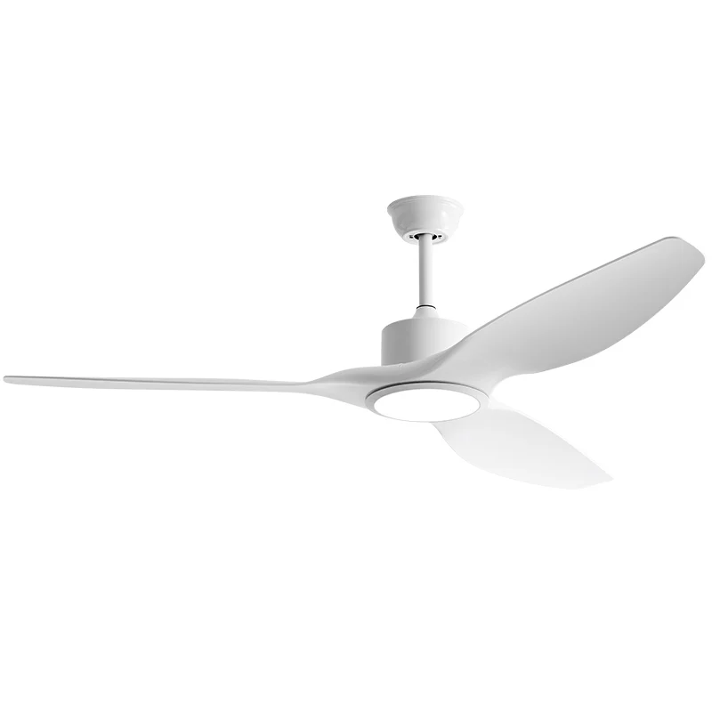 Low Price Wholesale 62 Inch Wall Control Remote Control ABS 3 Blades Modern Led Ceiling Fan With Lamp