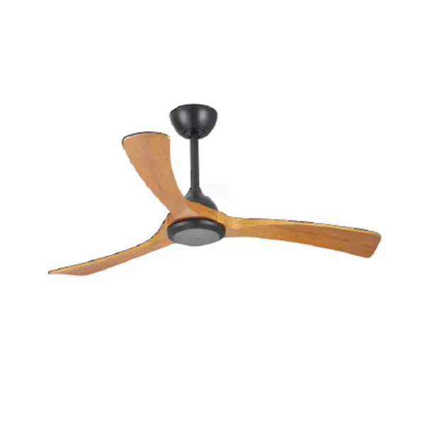 Good Price American Style Modern Wood Lamp Home Bedroom LED Ceiling Fan With Lights Remote Control