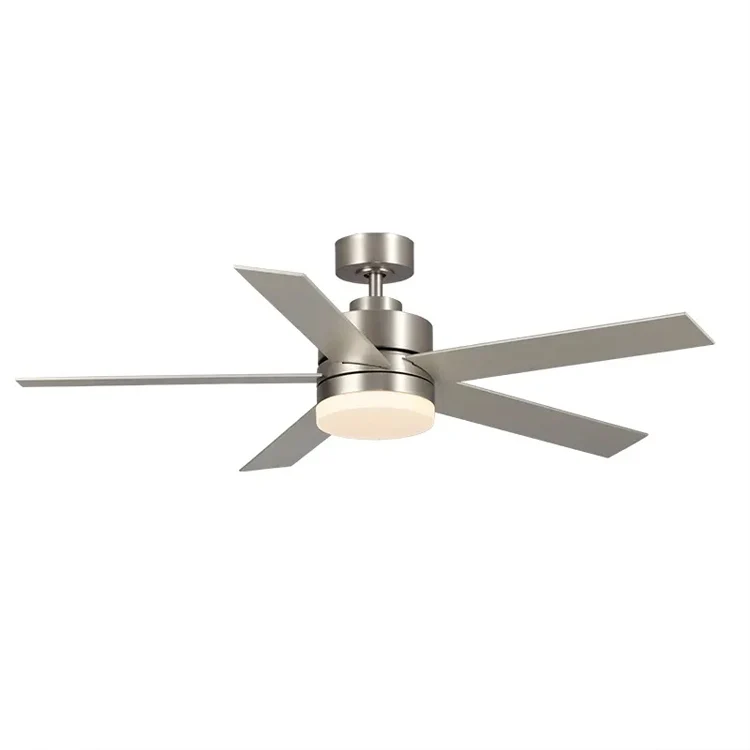 52 inch 5 plywood blades DC motor energy saving decorative bedroom fan ceiling fan with led light remote control